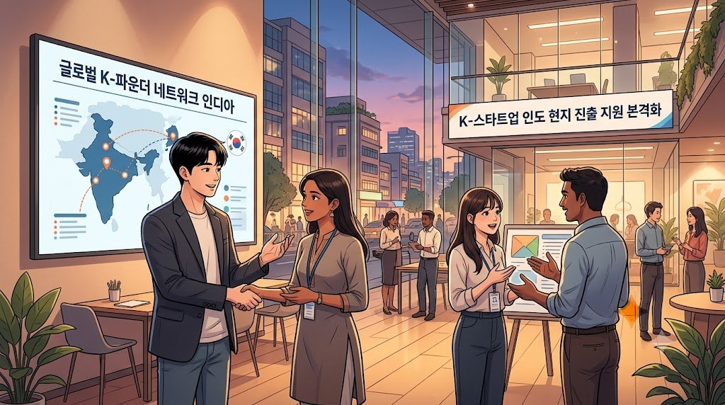 중기부 글로벌 K-파운더 네트워크 인도 발족, K-스타트업 현지 진출 지원 본격화 알아둘 사항